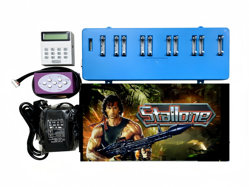Stallone Fish Game PCB Kit with control board, power supply, keypad and installation accessories