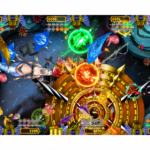 Street Fighter Fish Game Boss Battle Scene with Character Combat Effects
