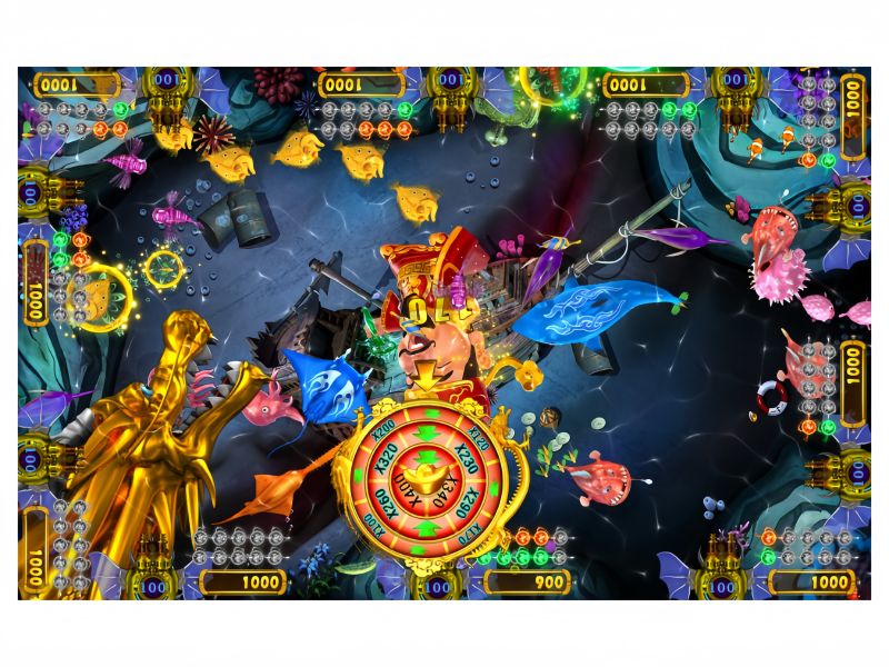 Street Fighter Fish Game Bonus Feature with Reward Target and Combat Effects