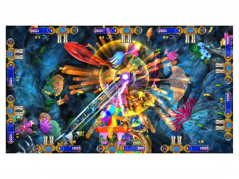 Super Scorpion King Fish Game PCB Kit special skill attack scene