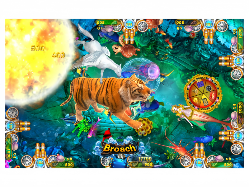 Tiger hunting feature in Tiger Legend Fish Game PCB Kit