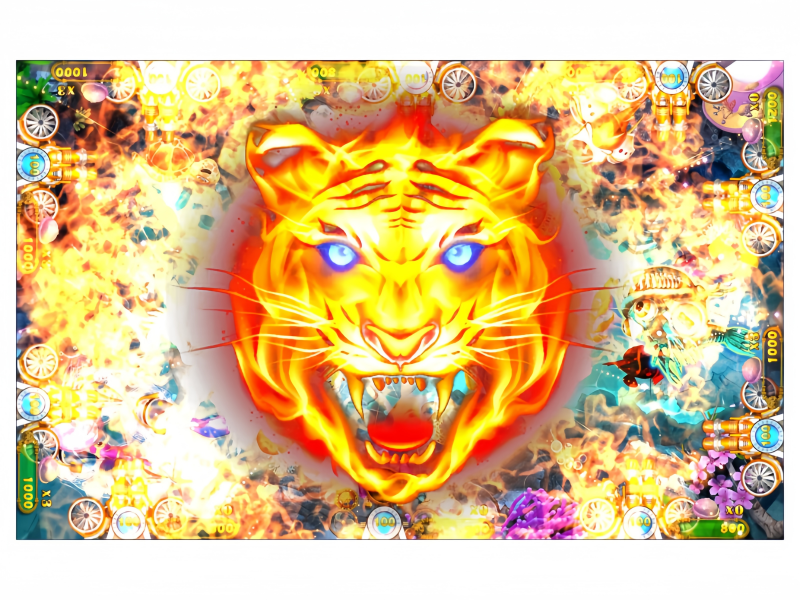 Tiger boss battle in Tiger Legend Fish Game PCB Kit