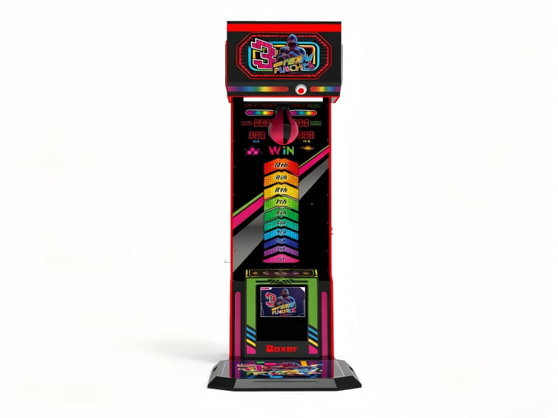 Triple Punch Hero Boxing Arcade Machine Single Unit Commercial Strength Tester