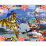 Witch Legend Fish Game PCB Kit featuring dragon hunting gameplay with multiple targets and skill effects