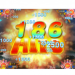 Witch Legend Fish Game PCB Kit displaying a jackpot reward scene with high-score bonus effects