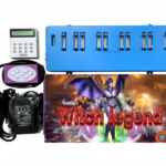 Witch Legend Fish Game PCB Kit with main board, power supply, keypad and installation accessories