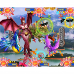 Witch Legend Fish Game PCB Kit featuring a demon queen boss battle with special attack effects