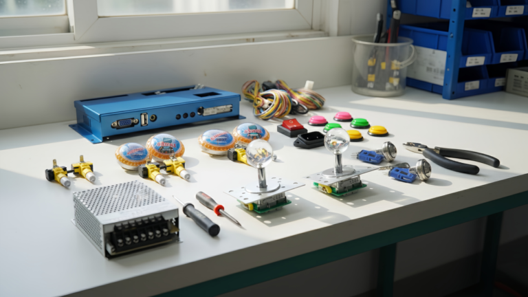 How to Choose Arcade Buttons and Joysticks for Commercial Machines?