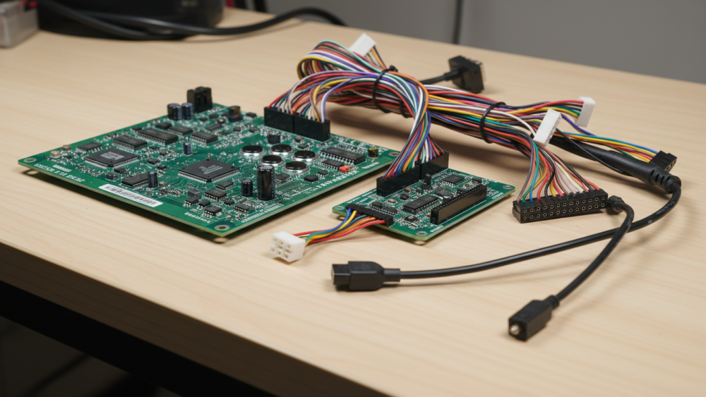 Arcade main board I/O board and wiring harness kit for machine repair