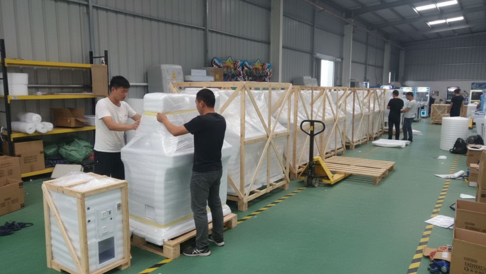 Private label arcade machine packaging labels and distributor model codes