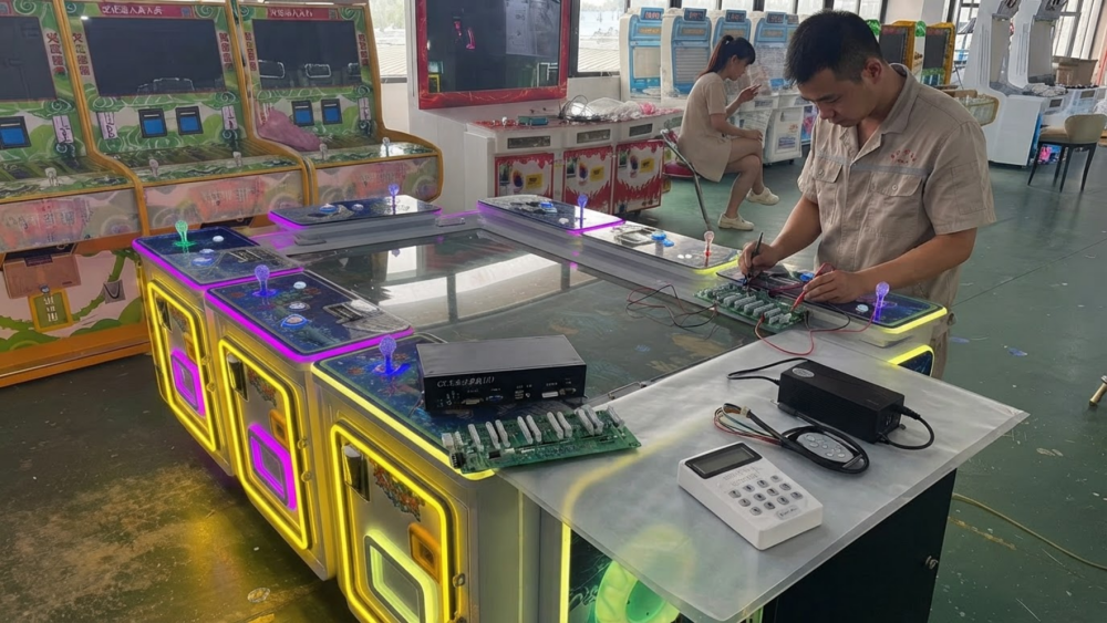 OEM arcade machine sample configuration and test records reviewed before production