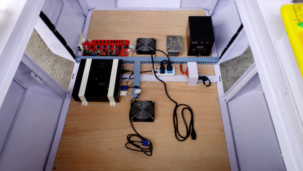 Fishing game machine showing software PCB I/O and player control system
